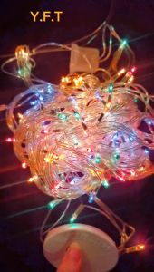 Mabuhay star 100L Christmas light rice bead lamp \ Christmas decorative light Mall park church dongtian Rice Lights Lamp Shade Beads Lamp With Beaded Shades Lampwork Beads - Lazada