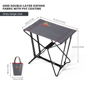 BISINNA | BISINNA Outdoor Lightweight Camping Chair Portable Folding Fishing Chair for Picnic Hiking Travel Train Camping Supplies 1pcs