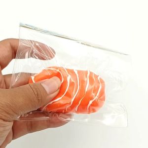 TAIYO Squishy Pinch Salmon SUSHI - Mainan Stress Relief Kenyal & Lembut