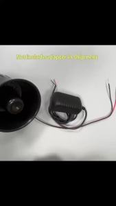 110dB Còi Báo Động Có Dây Lớn Còi Báo Động An Ninh DC 12V Loa Ngoài Trời Cho Hệ Thống Báo Động Âm Đơn Màu Đen