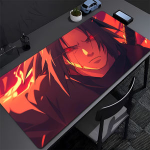Bandai | Mouse Pad Naruto Sasuke Office Gaming Accessories xxl Gamer alfombrilla Computer Desk Mat Laptop Varmilo Keyboard Pad Mousepad