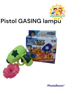 Mainan Import Gasing Lampu/Pistol Gasing Lampu kemasan Kotak