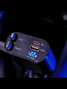 120W Car Charger 4-in-1 Fast Car Phone Charger Car Fast Charger Retractable Car Charger Car Charger Adapter Fast Chargee Usb