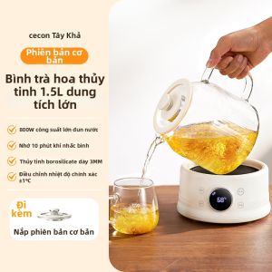 CECON | Nồi Kính Đa Năng Dung Lượng Lớn 1.5L Cho Trà & Súp