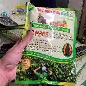 COMBO 1 lít Chế phẩm EM gốc và 1kg Nấm đối kháng TRICHODERMA - Ủ phân rác bã hữu cơ hoai mục khử mùi hôi - Làm phân bón giàu dinh dưỡng cho cây trồng