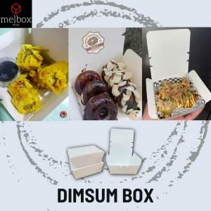 [50 pcs] Disposable White Box Series 880cc Chicken 1500cc Spaghetti 700cc Meal Box LB1 LB2 Dimsum