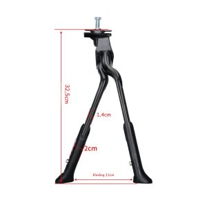 Chân Đế Xe Đạp Gấp Bằng Hợp Kim Nhôm Có Thể Điều Chỉnh Độ Cao Giá Đỡ Đôi Hỗ Trợ Chân Cho Xe Đạp Đường Trường Và Xe Đạp Địa Hình MTB