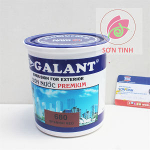 Sơn nước ngoài trời ngoại thất Premium Galant đỏ nâu chu 680 ( 800ml ~ 1Kg )