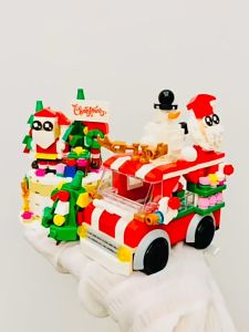 MEKANSM Blok Bangunan Natal 6in1 DIY Pohon Natal Block Balok Bata Sinterklas Mainan Anak Hadiah Natal Merry Christmas-8967