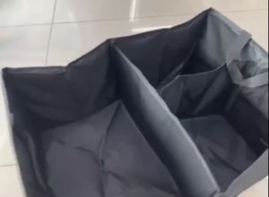 กล่องเก็บของเอนกประสงค์ เเบบผ้ากระเป๋าปิ๊กนิค กล่องกระเป๋าแบบพับได้ กล่องเก็บของ ที่ใส่ของอเนกประสงค์