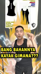 Singlet Gym Pria STronger Back Baju Fitnes pria