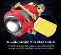 Biled vahid E10 plus flat|68/78 Watt |3 inch LED projector|lampu utama mobil -motor sepasang only. 