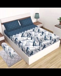 TERBARU HARGA TERJANGKAU SEPRAI KATUN EMBOS MOTIF ABSTRAK UK 180X200