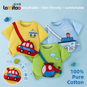 Lomitoo | Cotton Short Sleeve T-shirt for Boys