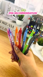 Deli 7 Colors Press Gel Pen 0.5mm Ballpen Bullet Tip Smooth Neutral Pen 1-5PCS SA516