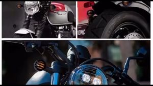 ไฟเลี้ยว มอเตอร์ไซค์ 1คู่ สีส้ม  ไฟเลี้ยวแต่ง ทรงวินเทจ สำหรับจักรยานยนต์ ไฟเลี้ยวLED ใช้ได้ทุกรุ่น ติดตั้งง่าย Motorcycle Turn Light A8Q9Z