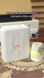 【White Label】NIIMBOT D11/D110/D101 White Label Sticker Waterproof Oil Proof No Glue Residue Name Sticker Beauty Kitchen Toys Thermal Label Paper