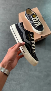 Ventela New Public Black Natural / Sepatu Sekolah Pria wanita Kualitas Terbaik