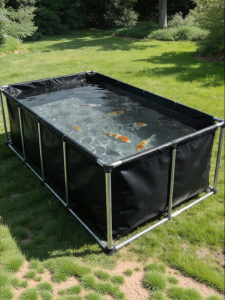 DESHAO | Black Thickened Waterproof Outdoor Fish Pond