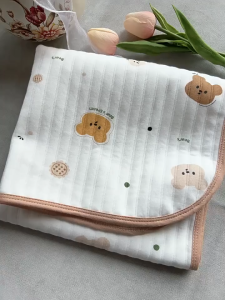 Tấm Lót chống thấm chống tràn cotton Organic Tấm lót thay tã cho bé KT 50*70 cm cao cấp