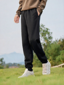Semir | Heat Generating Anti-Bacterial Fleece Trousers Loose Leg Tapered Pants