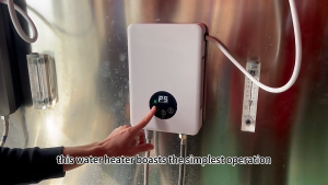 TIXX Water Heater Shower Heater 6000W Household For Bathroom Automatic Temperature Control Touch Screen Instant Heating