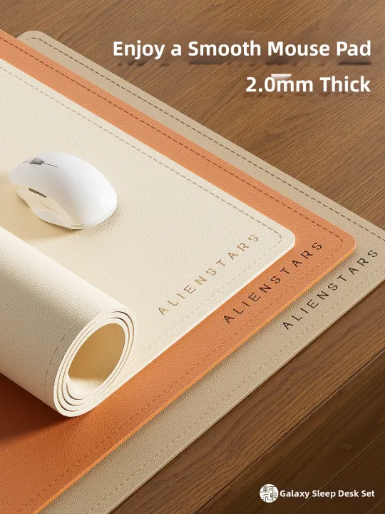 Luxury Extra-Large Leather Computer Desk Mat