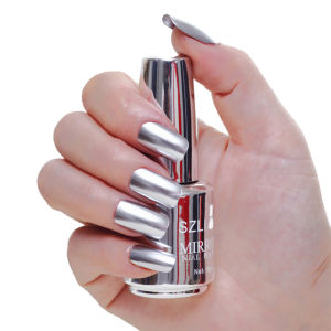 18ml Stylish Silver Mirror Nail Polish Charming Colorful Manicure Glues Nail Glues For Girls Women Salon Nail Art Product