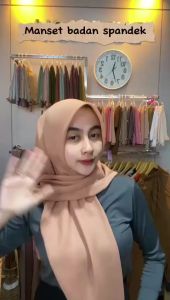 MANSET BADAN LENGAN PANJANG / MANSET BADAN WANITA MUSLIM