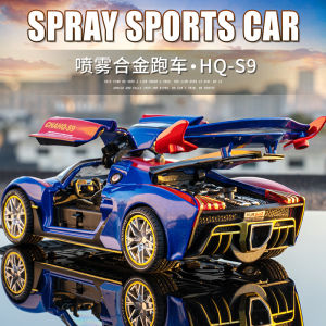 Mô Hình Xe Hơi Hợp Kim 1:24 Red Flag S9 Spraying Đồ Trang Trí Đồ Chơi Giáo Dục Cho Trẻ Em Quà Tặng Xe Hơi Mô Phỏng