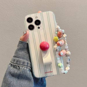 Creative Womens Full Cover Green Stripe Silicone Phone Case for Honor 200PRO 100/90GT 80/70 60 30 Anti-Fall Protection