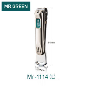 MR.GREEN Nail Clippers Stainless Steel Curved Blade Clipper Fingernail Scissors Cutter Manicure Tools Trimmer with Nail Files