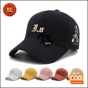 Topi Baseball Distro Bordir JS Casual Cap Fashion Sport Topi Olahraga Tenis Outdoor BSAP ZIORRA