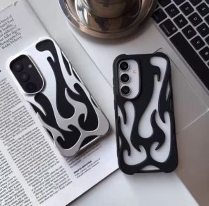 Softshell Flame 3D iPhone 16 Pro Max 16 Plus - 15 Pro Max 15 Plus - 14 Pro Max - 13 Pro Max - 12 Pro Max Matte Trendy Case