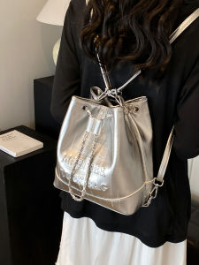 High-End Large Capacity Commuter Womens Bucket Bag Multi-Use Single Shoulder Backpack Versatile for All Occasions