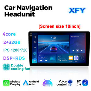 Universal 9/10 inch 2Din Android 15 Car Radio Autoradio Android Car Radio GPS Central Multimedia Smart Car Stere Androidauto XFY