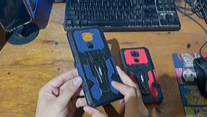 Case For Vivo Y12/Y15/Y17/Y12i New Casing Hp Kickstand Clip Hardcase I-Crystal Casing Hp Robot
