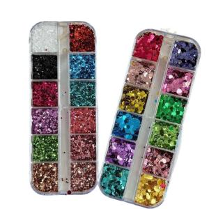 Mixed Wave Point Nail Glitter Sequins Colorful Laser Shiny Nail Art Supplies for Holiday DIY Manicure Decoration