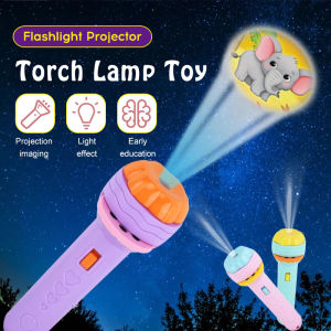 ไฟฉายฉายภาพ เล่นเล่นเด็ก MY270 การ์ตูน ไฟฉายโปรเจ็กเตอร์ Projection Flashlight Toy for Kids