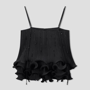 Runway Style A-Line Lace Strap Top Autumn