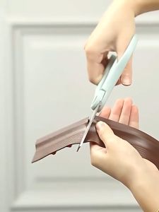 Penutup Celah Lubang Pintu Putih / Lis Penghalang Serangga Bawah Pintu Door Bottom Seal 1M