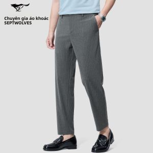 SEPTWOLVES | Quần Tây Nam Co Dãn Dễ Chăm Sóc