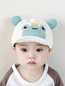 หมวกเบสบอลผ้าฝ้ายปักลายสไตล์ฤดูใบไม้ร่วงสำหรับเด็กชายและเด็กหญิง หมวกทรงปากเป็ดแบบอเนกประสงค์สำหรับเด็ก หมวกแฟชั่นฤดูใบไม้ร่วงและฤดูใบไม้ผลิ