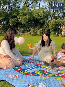 SG IN STOCK JJHM Picnic Beach Mat Waterproof/foldable/ Mat thickened outdoor camping mat floor portable flying chess spring outing