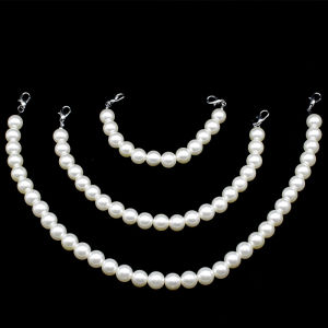 Handmade DIY Martin Boots Accessories Pearl Chain Decorative Lobster Buckle Auxiliary Material for Boots Fashion Jewelry