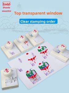 TRODAT | Creative City Attractions Check-in Self-inking Colorful Multi-color Museum Exhibition Gradation Photo-sensitive Stamp