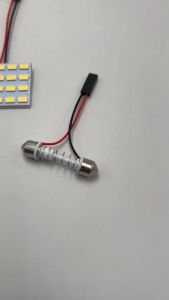 ไฟเพดานรถยนต์ ไฟเพดาน led 24ชิป ไฟ สีขาว รถยนต์ ไฟกลาง จำนวน 1แผง