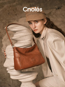 Cnoles Hobo Bag Womens New Style Commuter Shoulder Crossbody Bag Soft Comfortable Fabric Zipper Closure Fashionable Tote