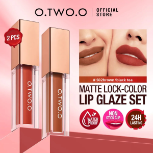 Transfer Proof Lip Gloss Matte Finish Liquid Lipstick Set Waterproof Long Lasting Highly Pigmented