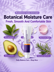 30g Azelaic Acid Cream  Azelaic Acid 20% For Post-Acne Marks Dark Spots Pores Oil Control Face Care